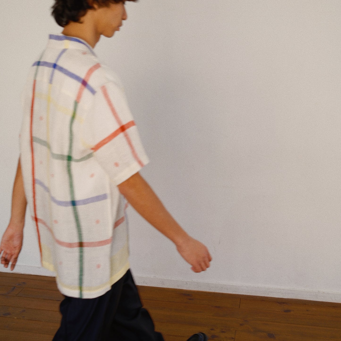 Embroidered Jamdani Shirt White