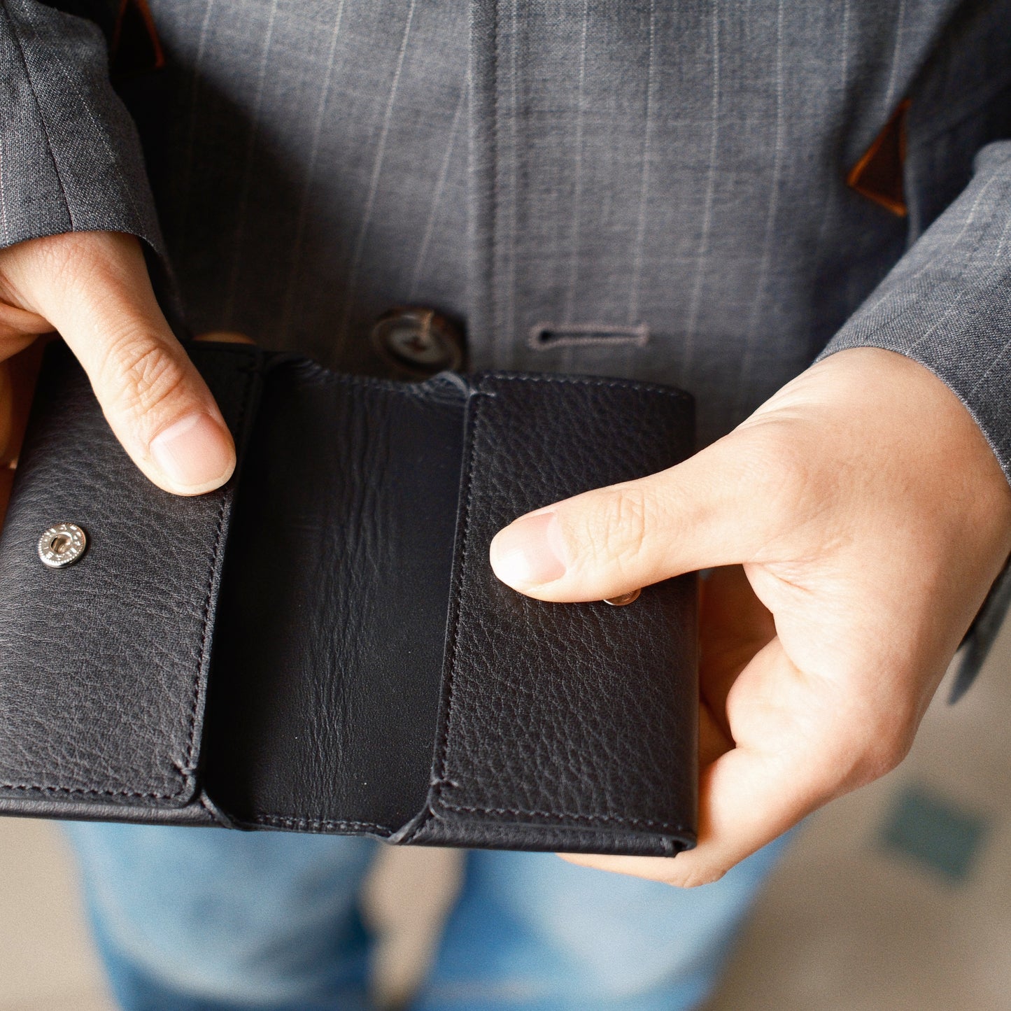 The Object Card Case  Black