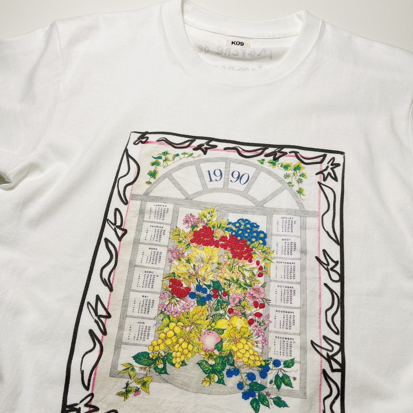 Calendar T shirt "Flower"