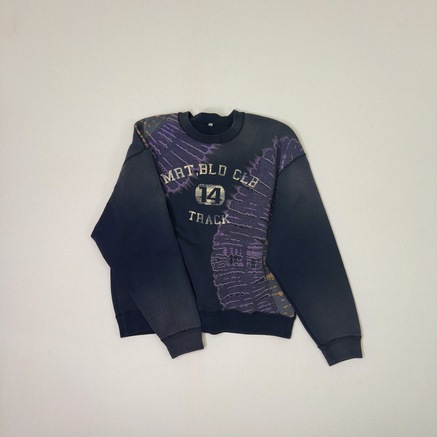 Tie-Dye Sweat Shirt Black