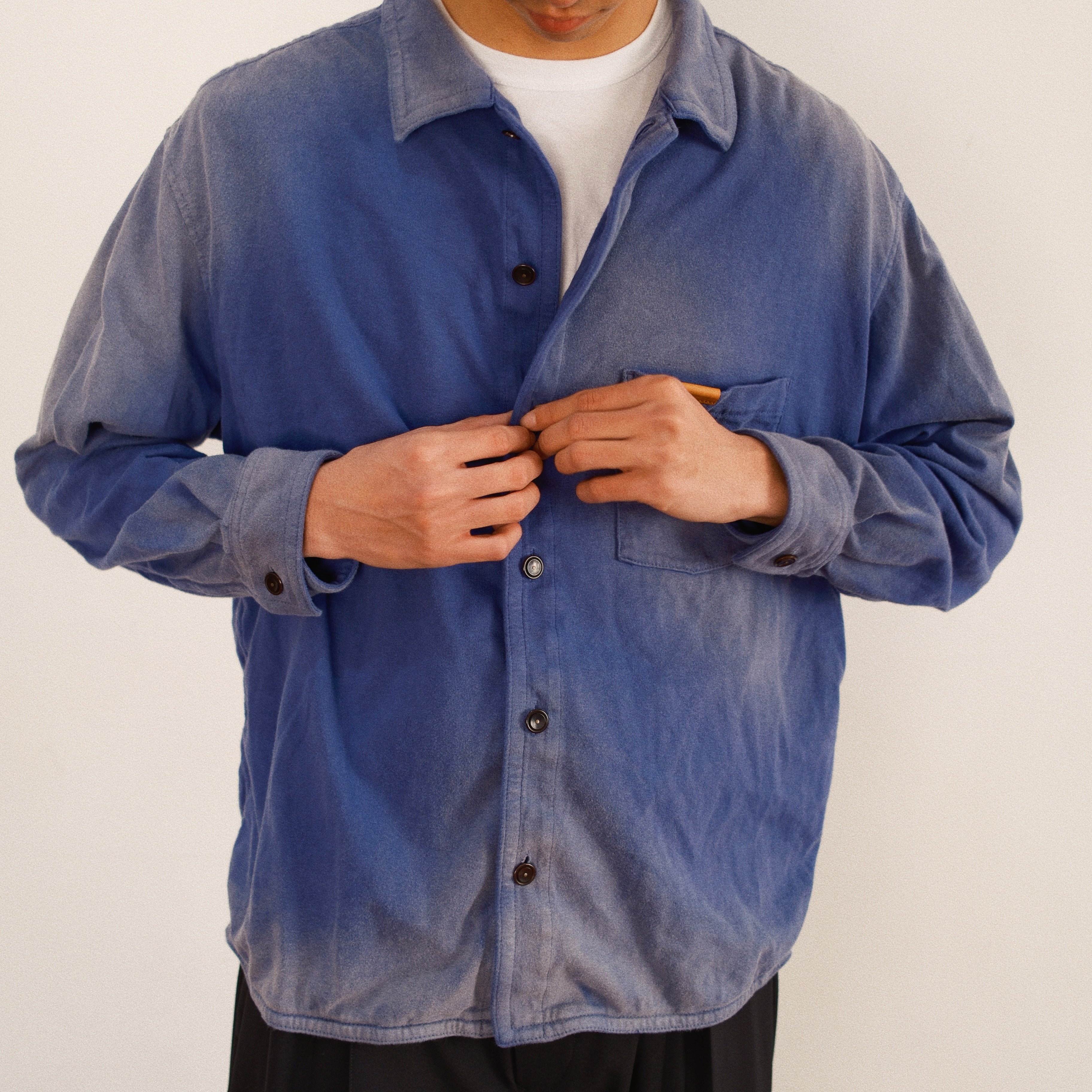 トップス KHOKI FADED MEMORY SHIRT Faded Memory Shirt Blue – EYE/KHOKI