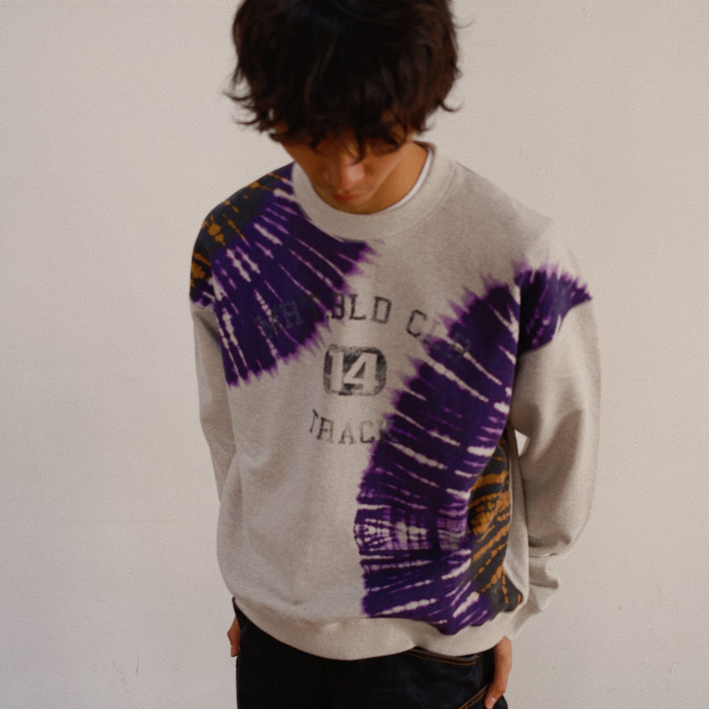 Tie-Dye Sweat Shirt Oatmeal