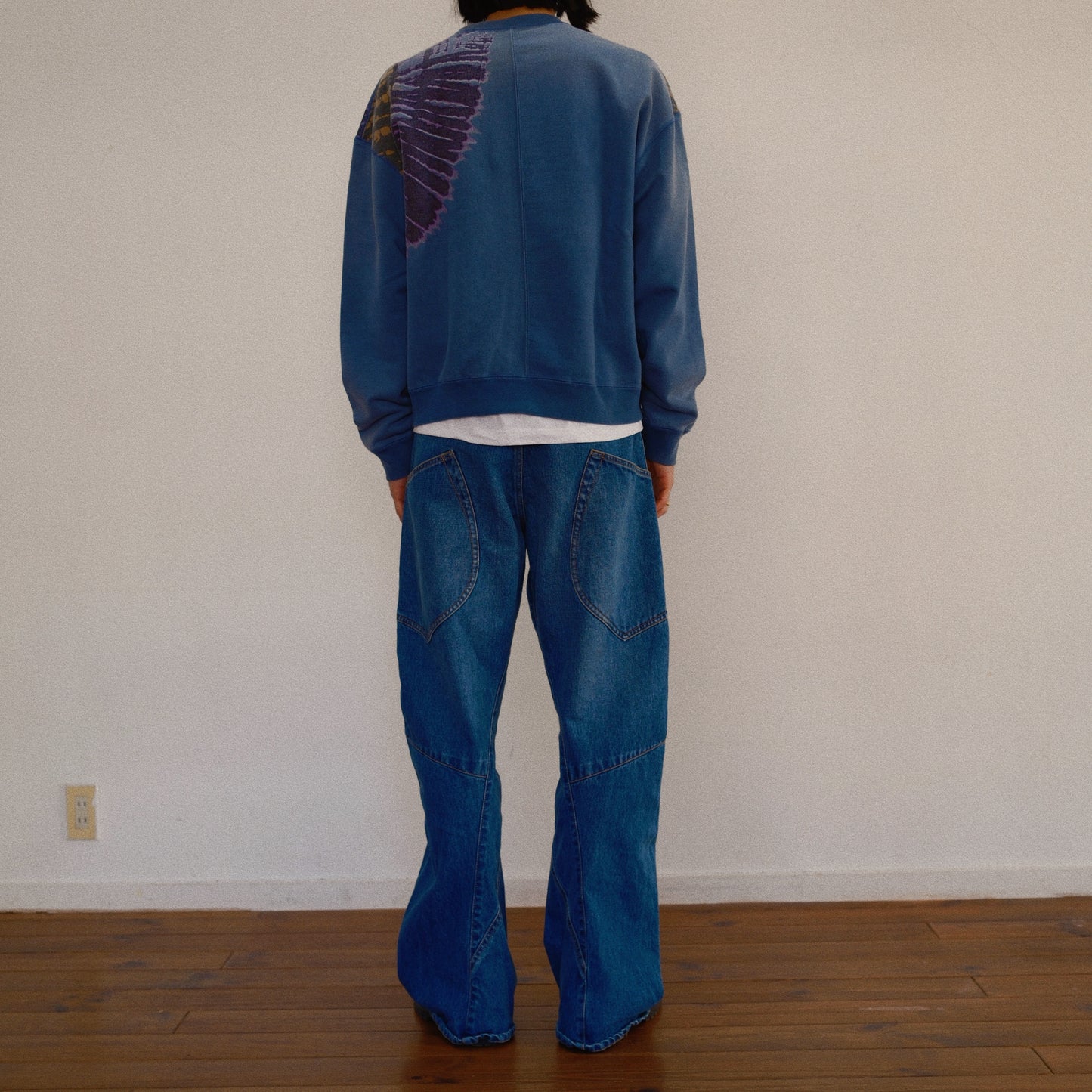 Tie-Dye Sweat Shirt Navy