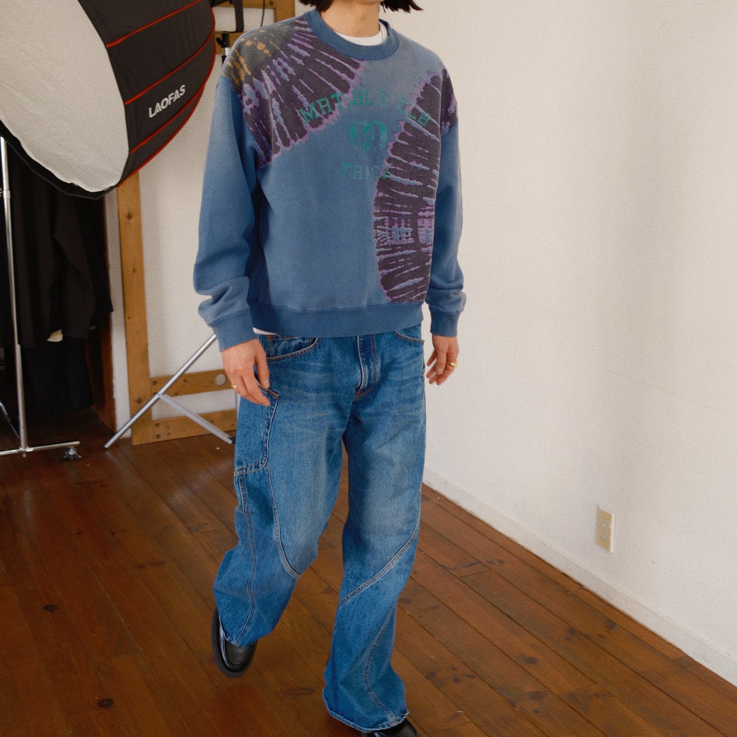 Tie-Dye Sweat Shirt Navy