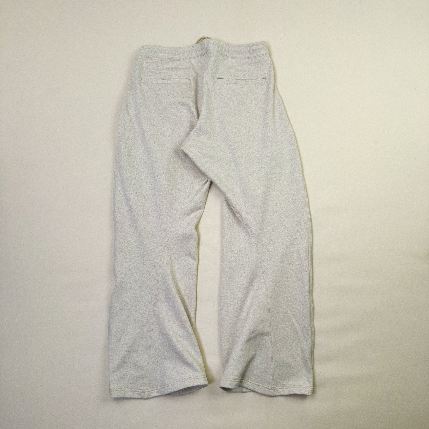 3D Cutting Sweat Pants Oatmeal