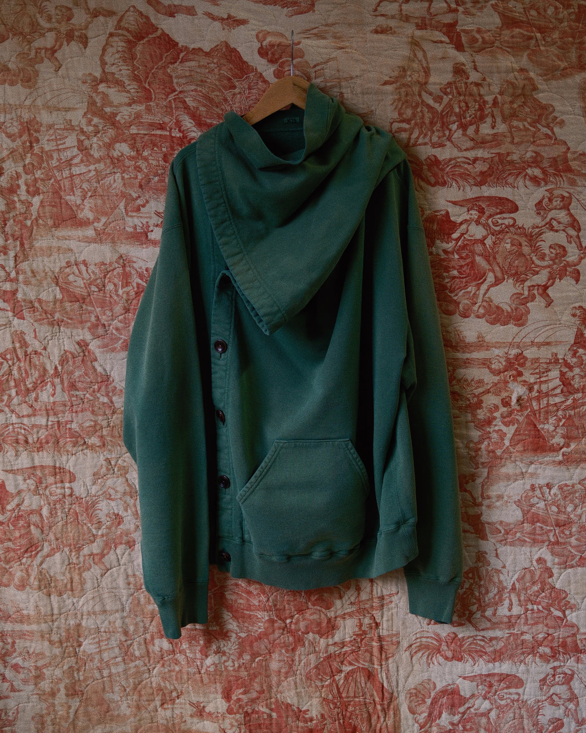 Asymmetric Sweatshirt Green