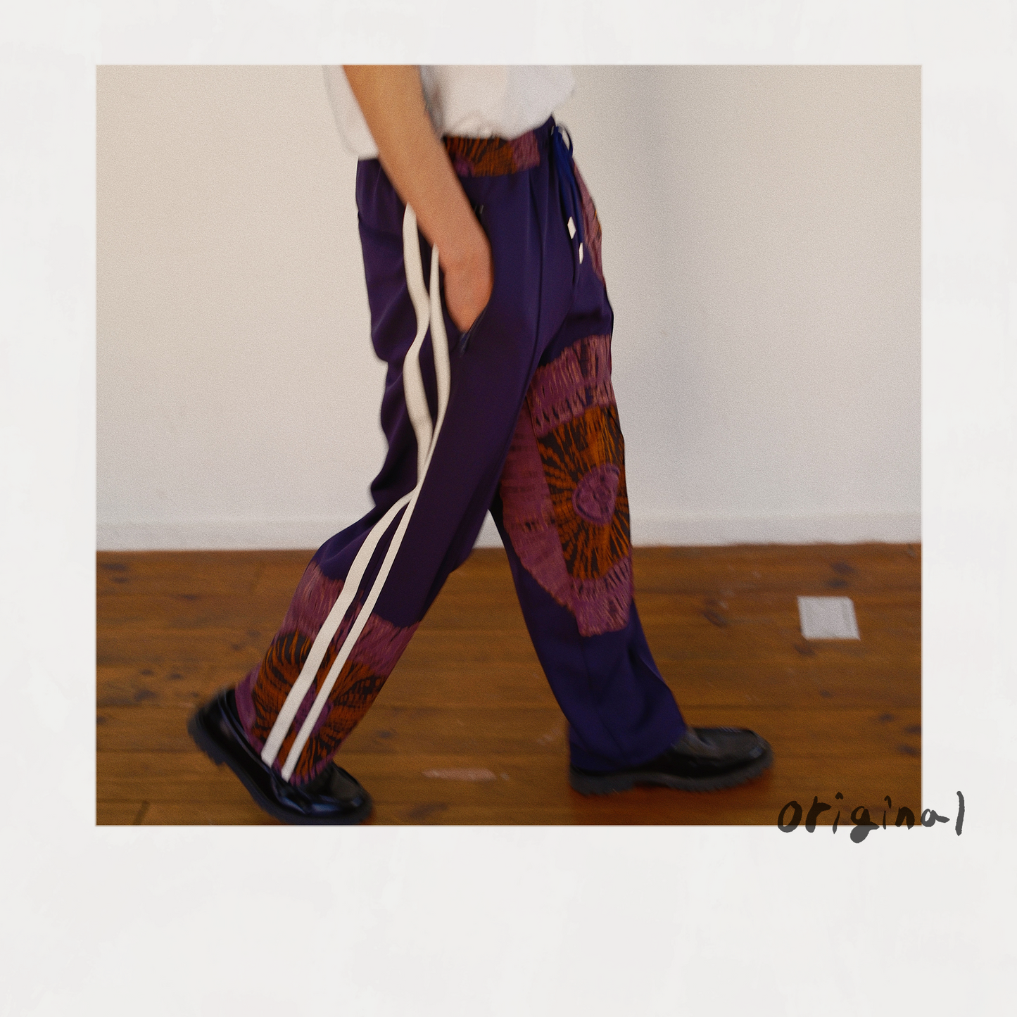 Tie-Dye Track Pants Navy