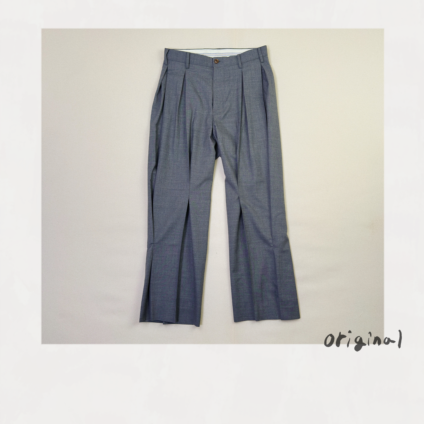 Pleated Dress Pants　Gray