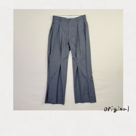 Pleated Dress Pants　Gray