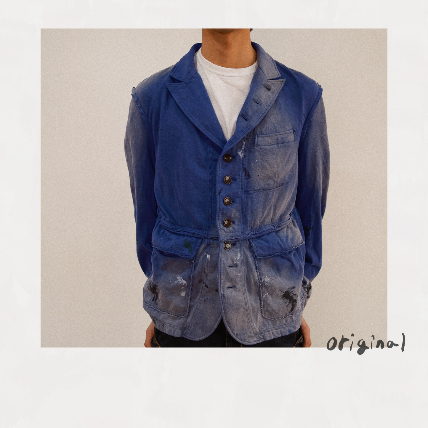 Faded Memory Jacket  Blue