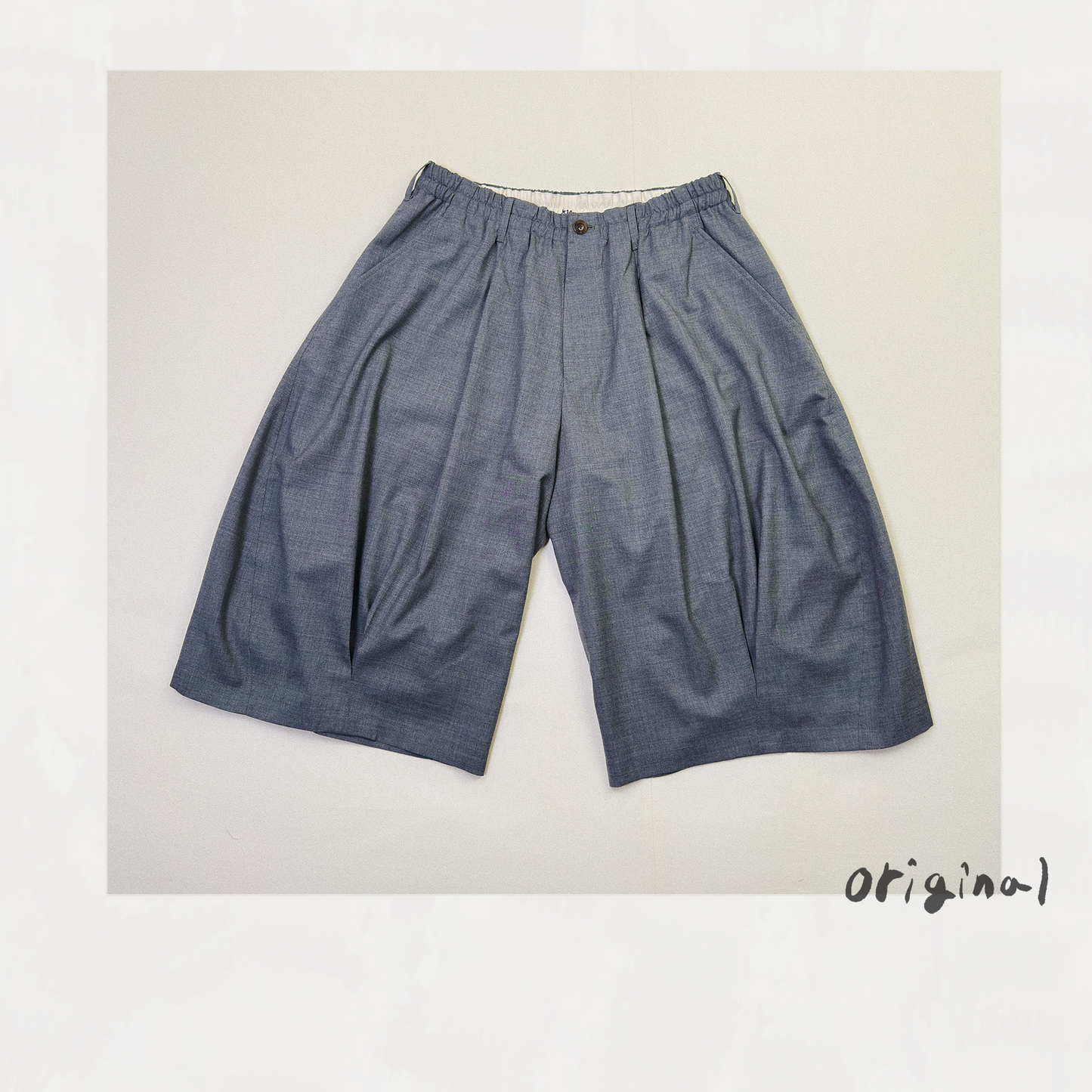 Pleated Balloon Dress Pants  Gray