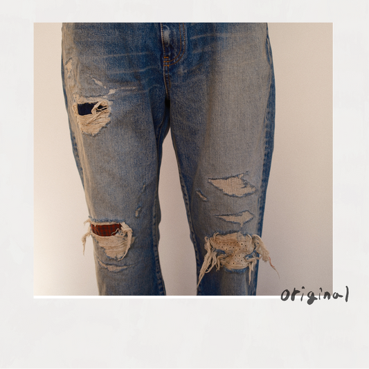 Fated Memory Denim Pants  Indigo