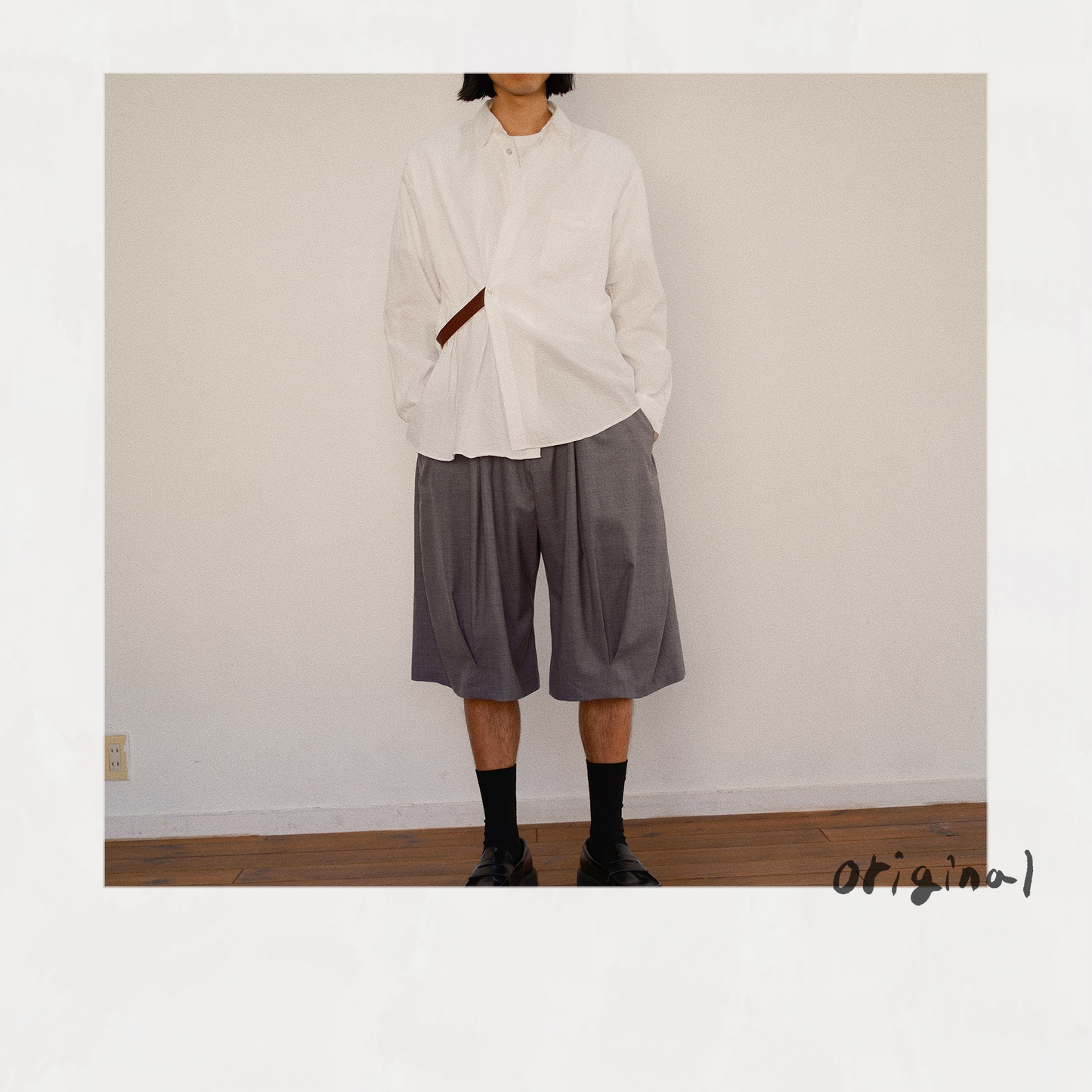 Asymmetric Shirt White