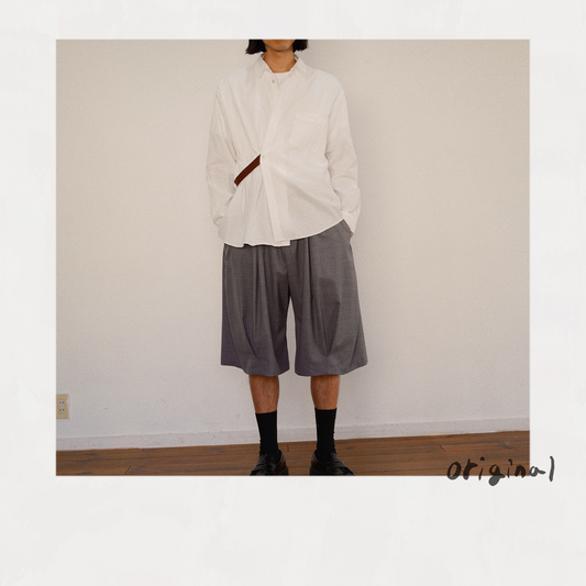 Asymmetric Shirt White