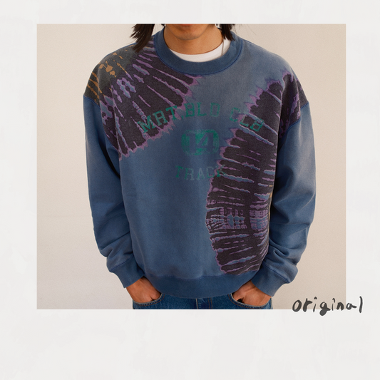 Tie-Dye Sweat Shirt Navy