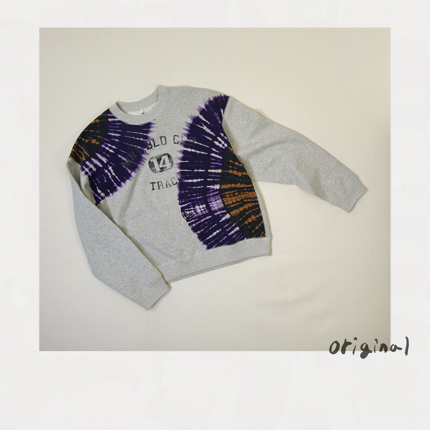 Tie-Dye Sweat Shirt Oatmeal