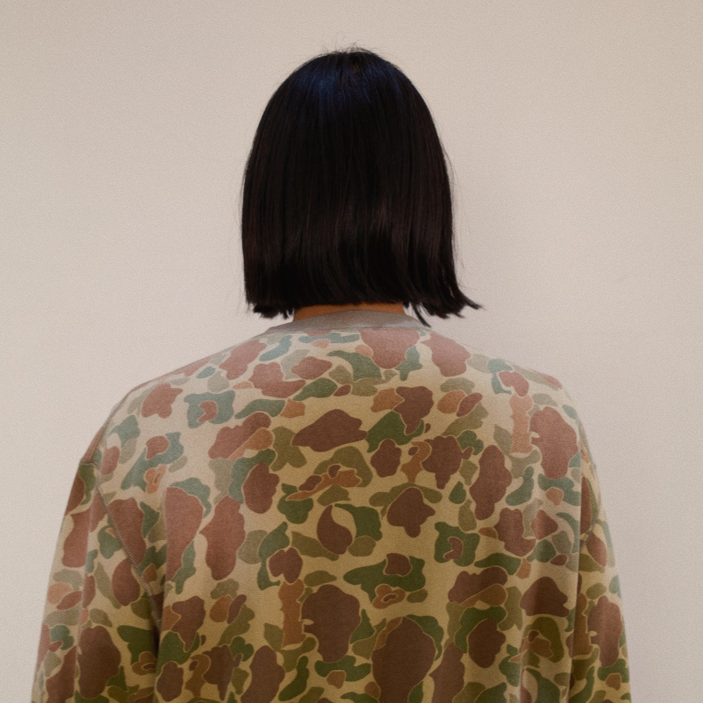 Camo Sweat Cardigan khaki