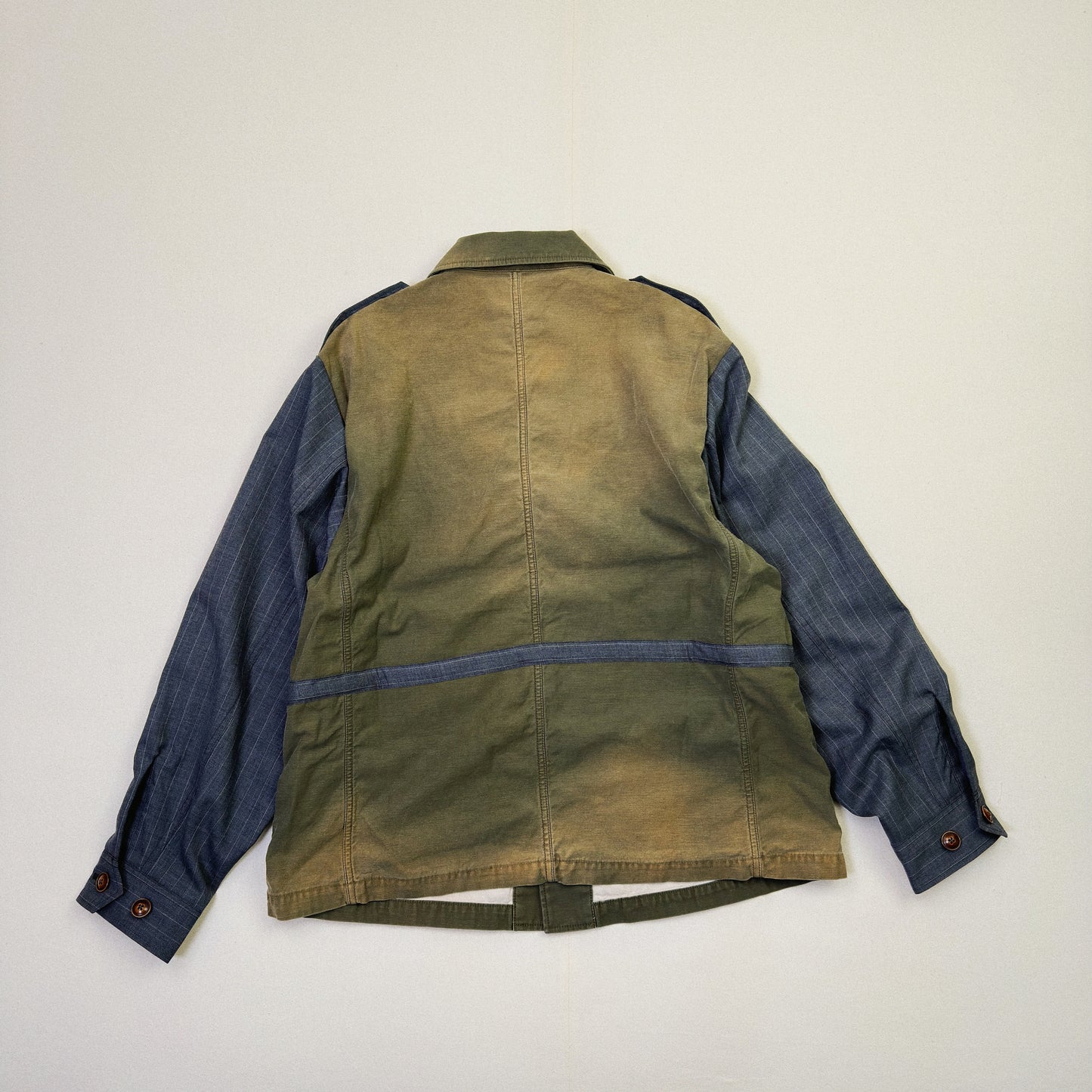 Combination Military Jacket Khaki