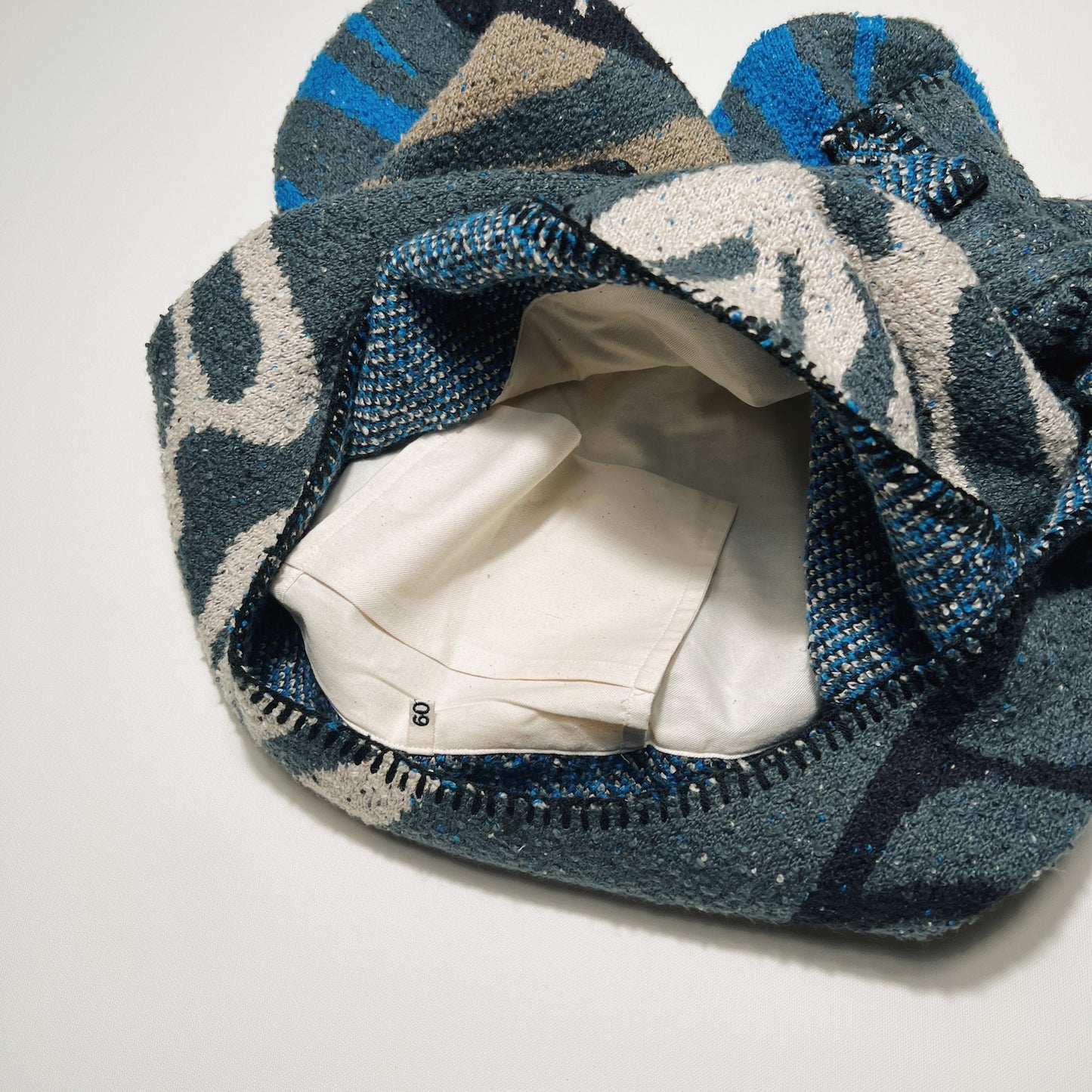 Intarsia-knit bag Khaki