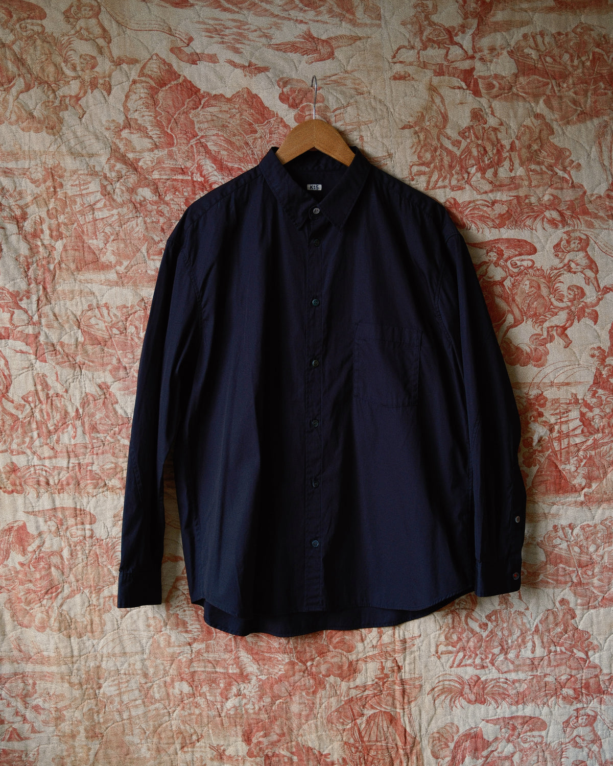 Washed Cotton Shirt Black