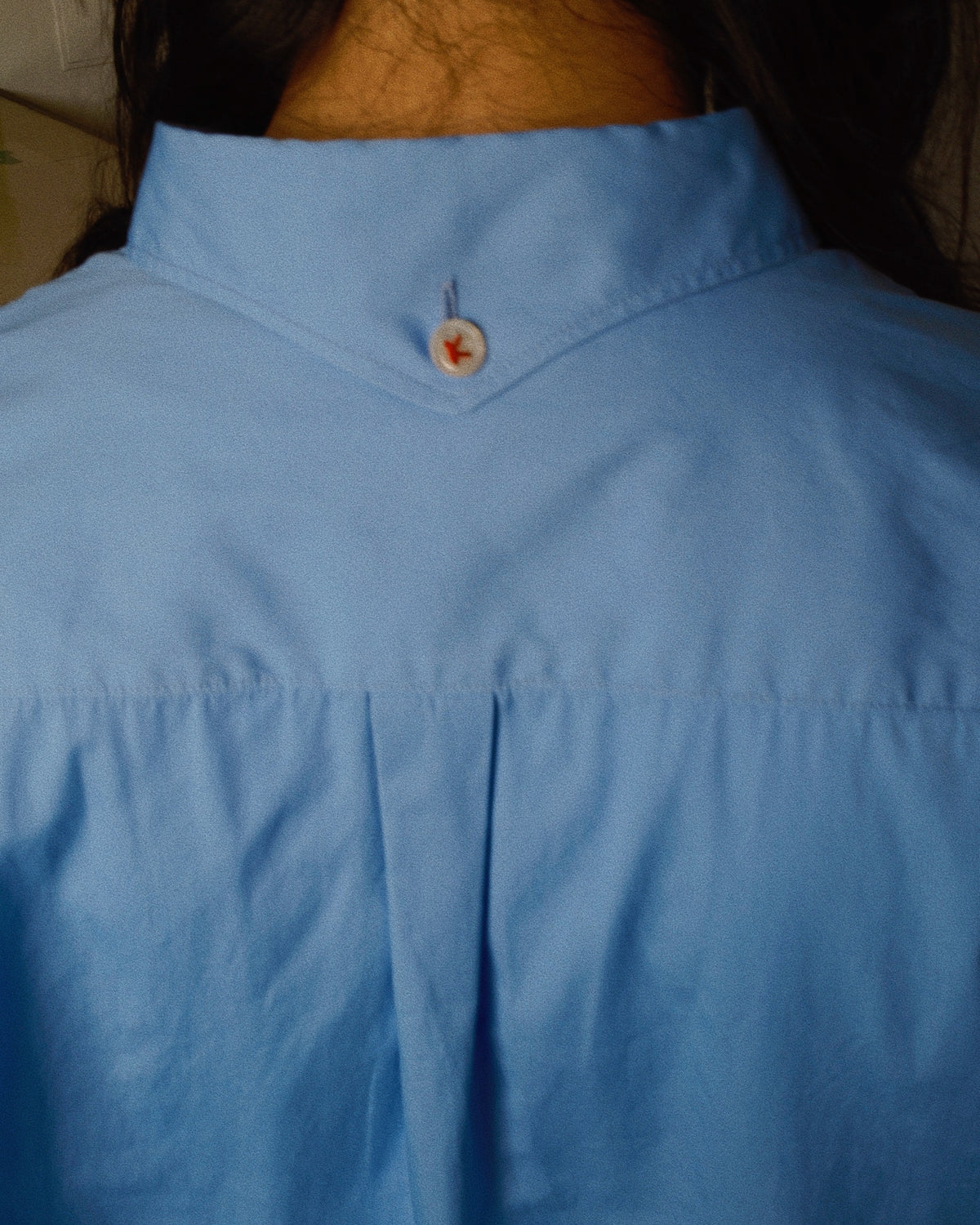 Washed Cotton Shirt Blue