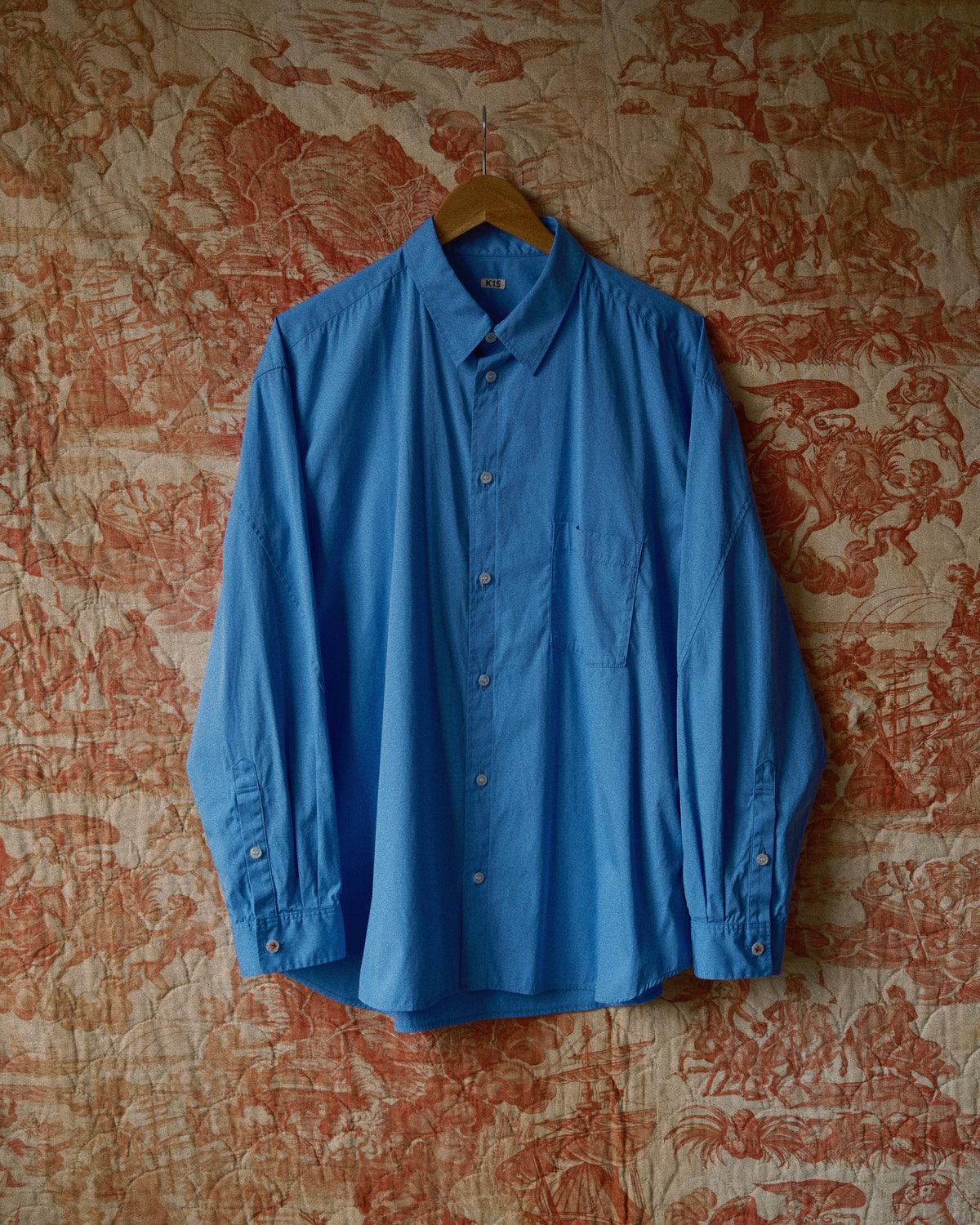 Washed Cotton Shirt Blue