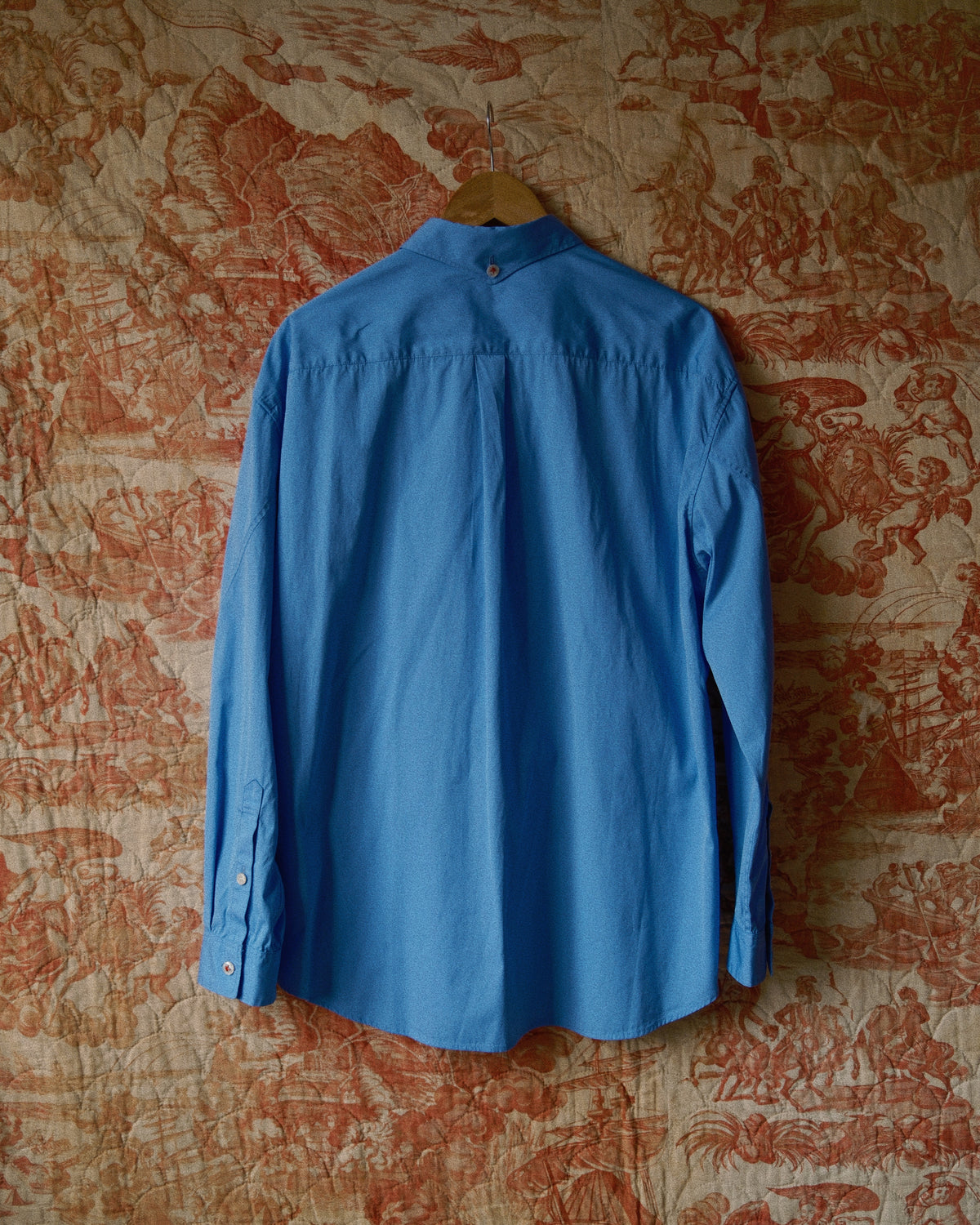 Washed Cotton Shirt Blue