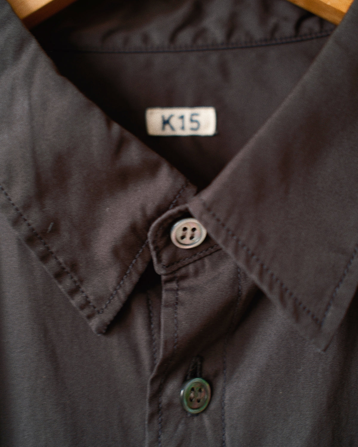 Washed Cotton Shirt Black