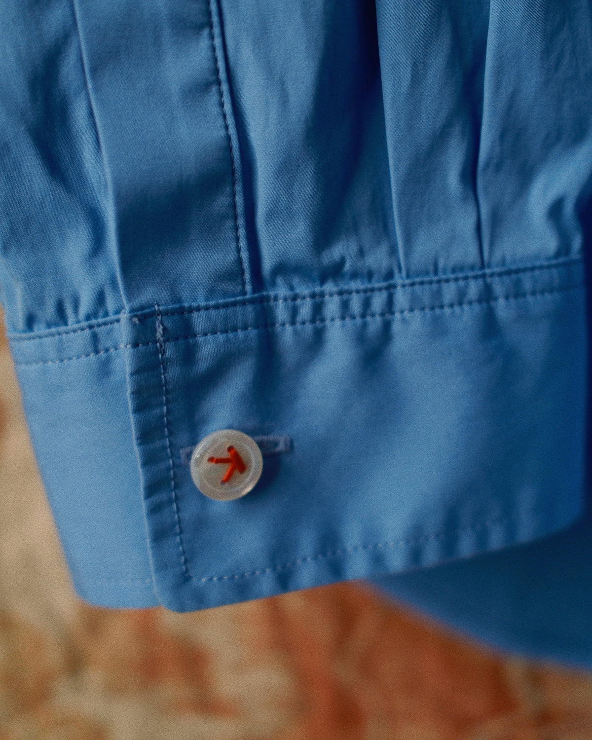 Washed Cotton Shirt Blue
