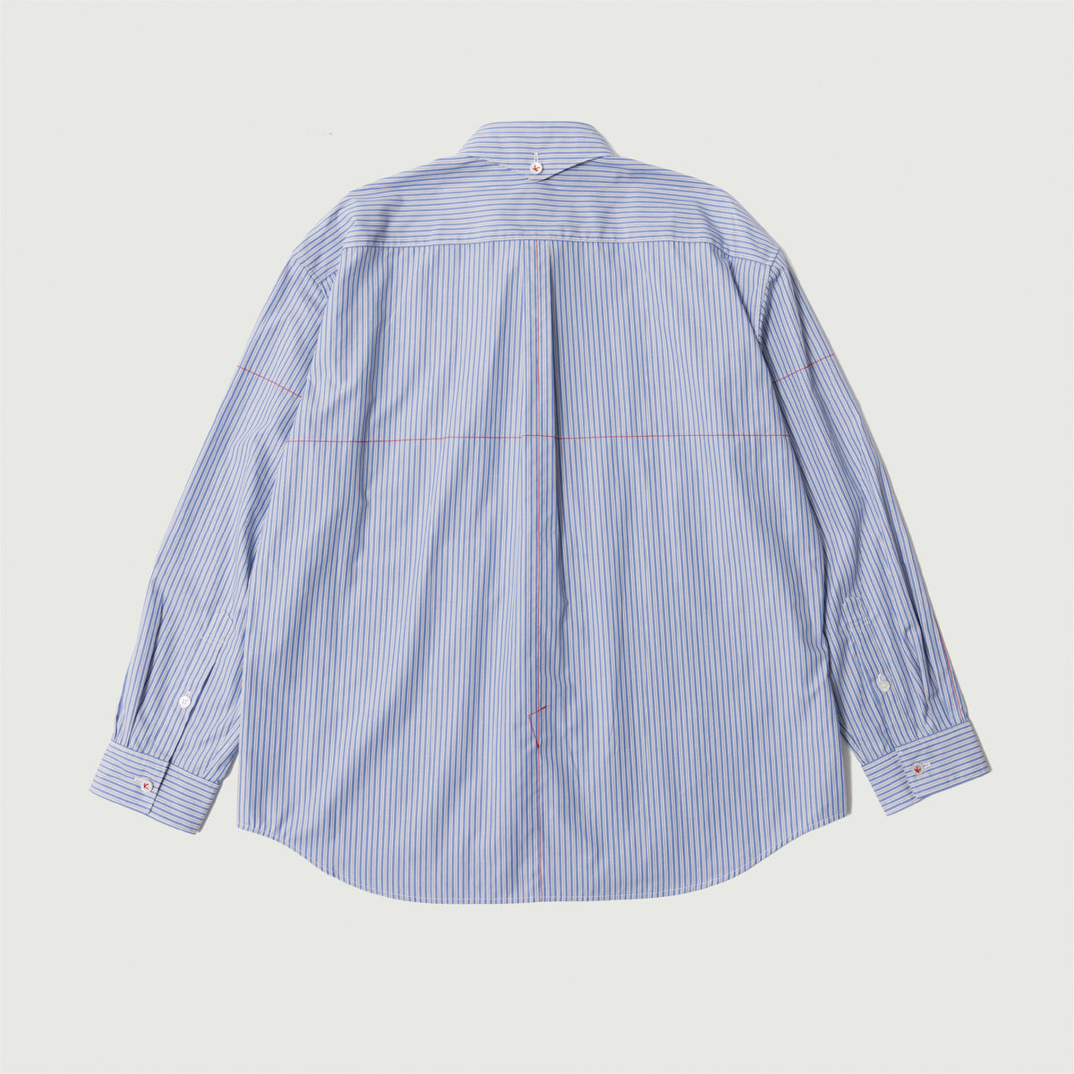 Round Collar Shirt Blue
