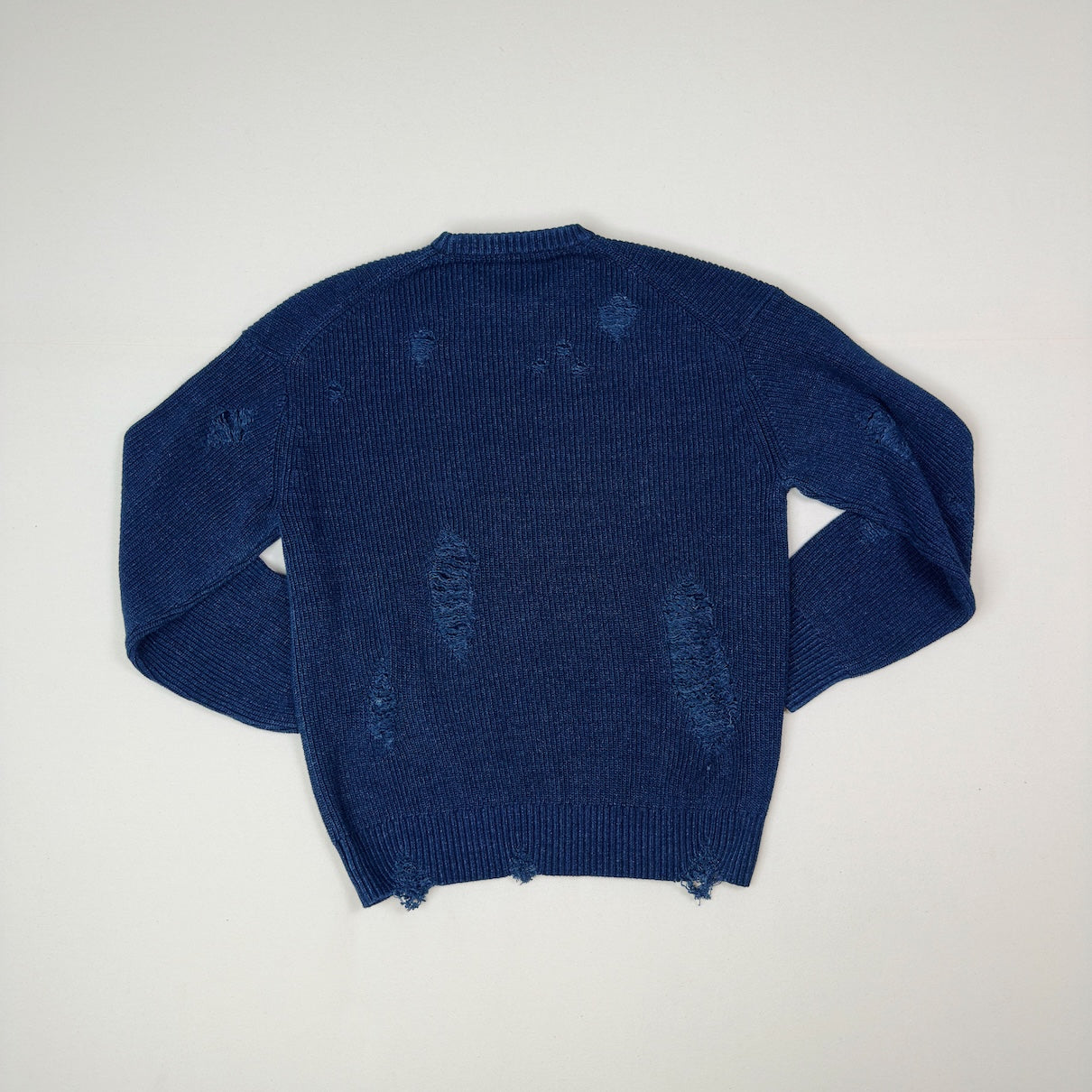Indigo pullover knit Indigo