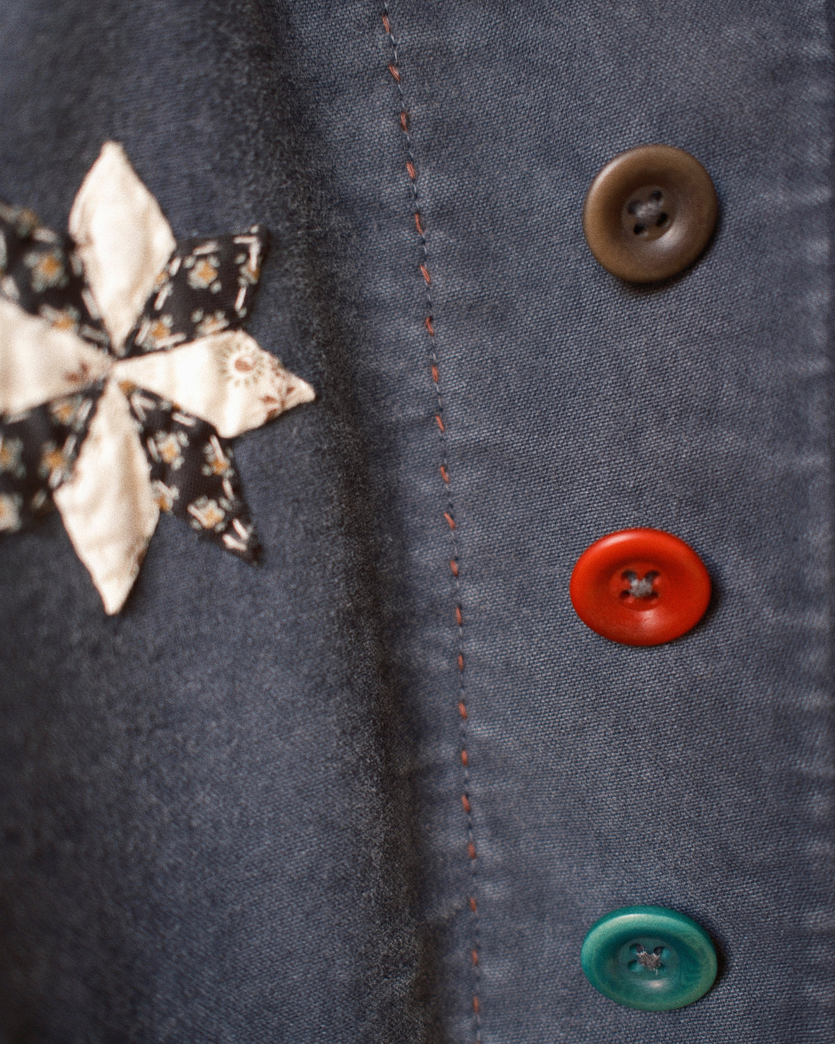 Vintage-finished work jacket  Black