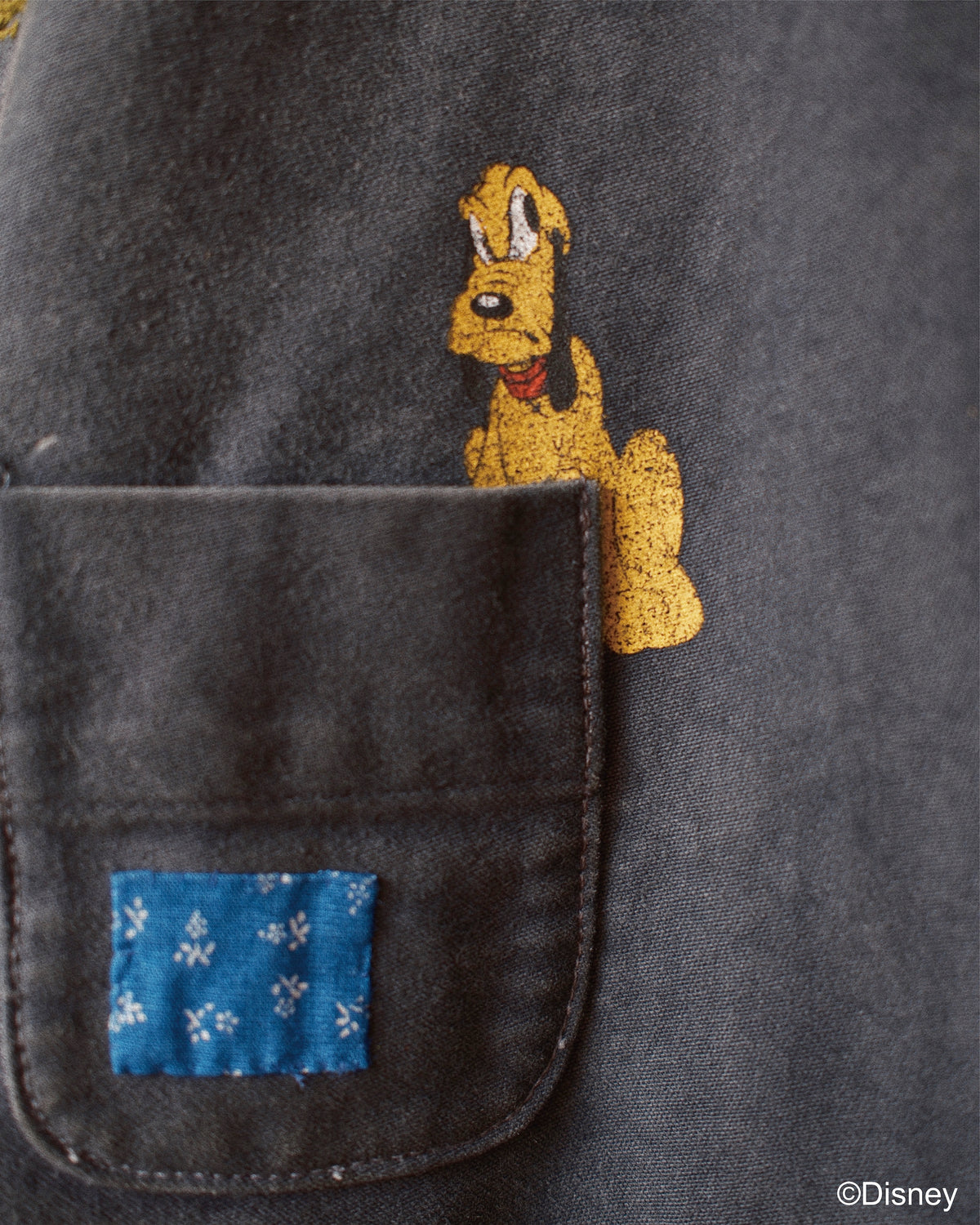 Vintage-finished work jacket  Black