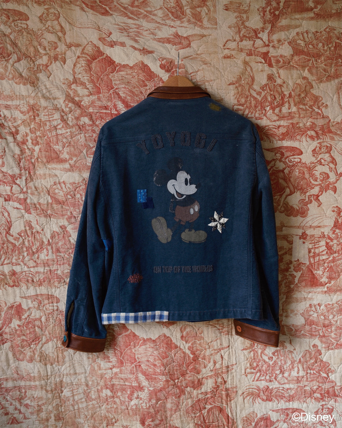 Vintage-finished work jacket  Black