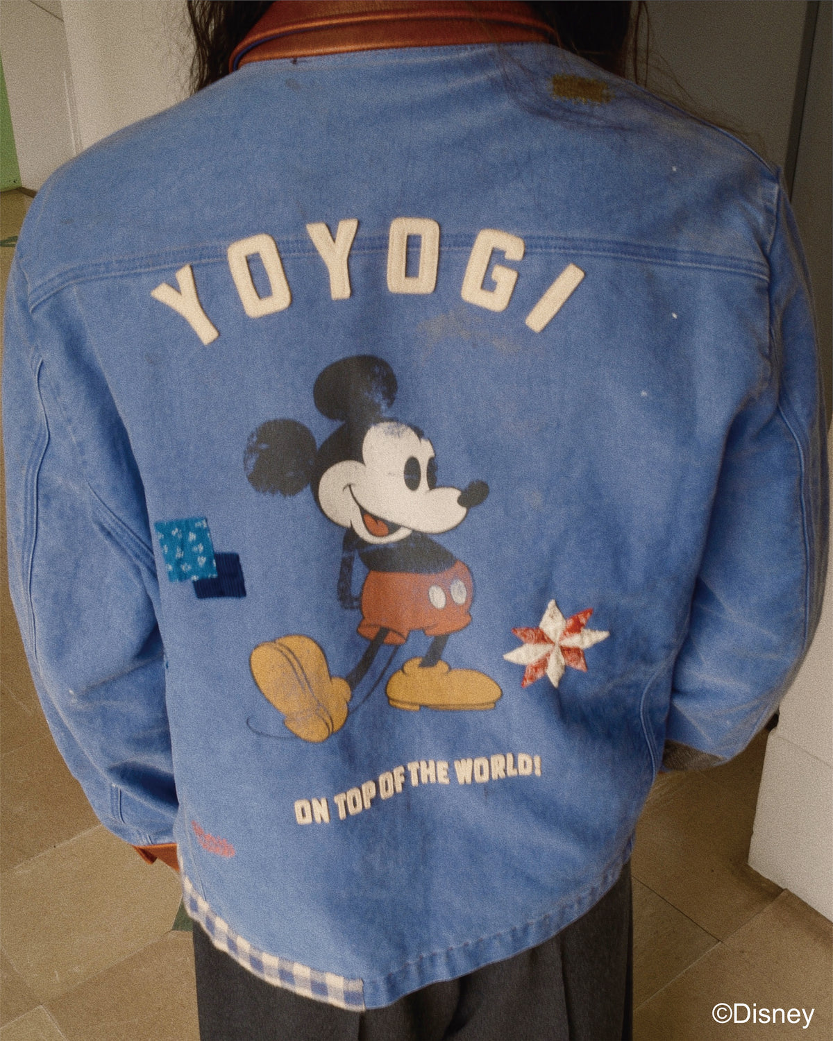 Vintage-finished work jacket  Blue