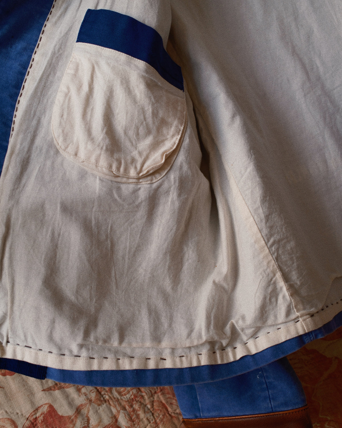 Vintage-finished work jacket  Blue
