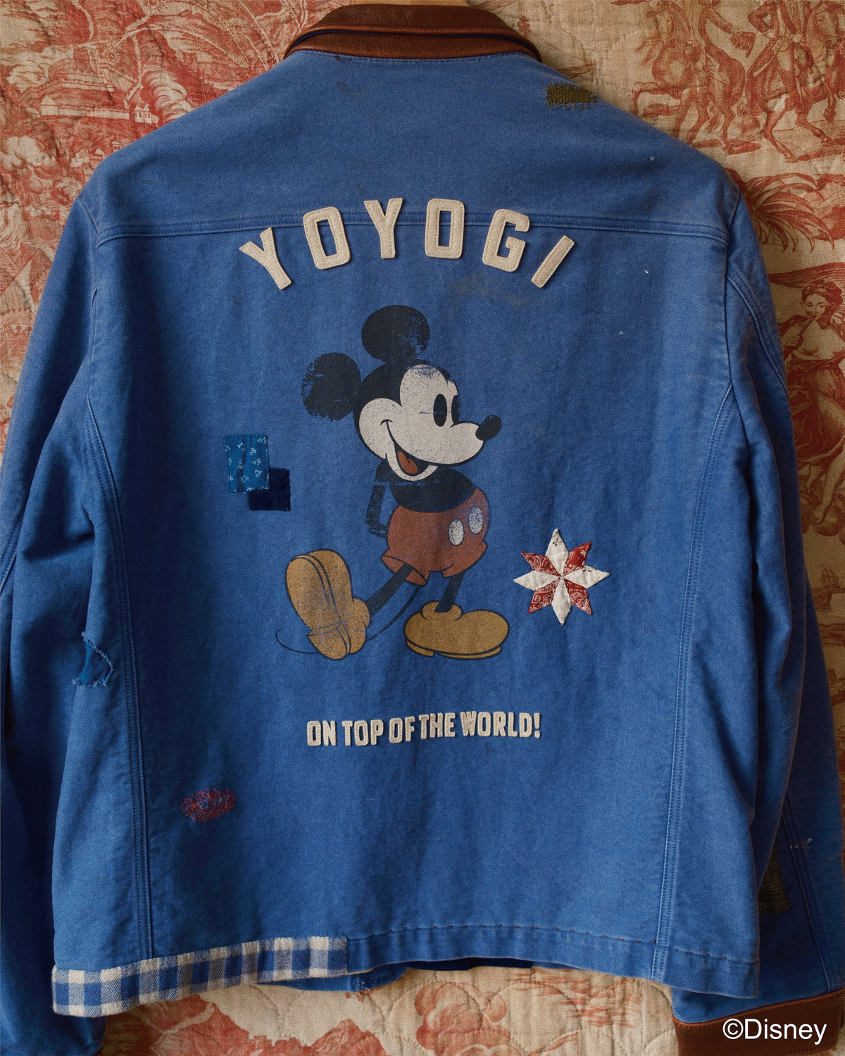 Vintage-finished work jacket  Blue