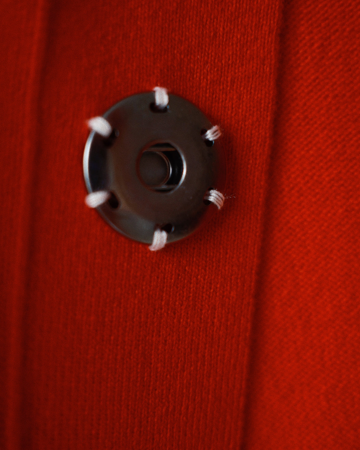 Wool knit cardigan Red