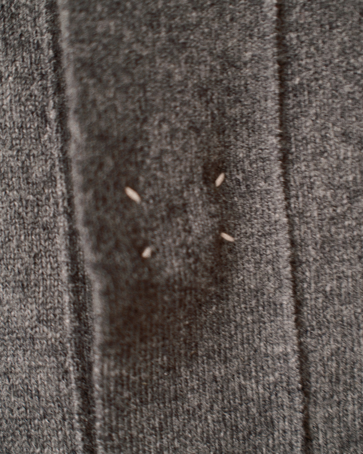 Wool knit cardigan Gray