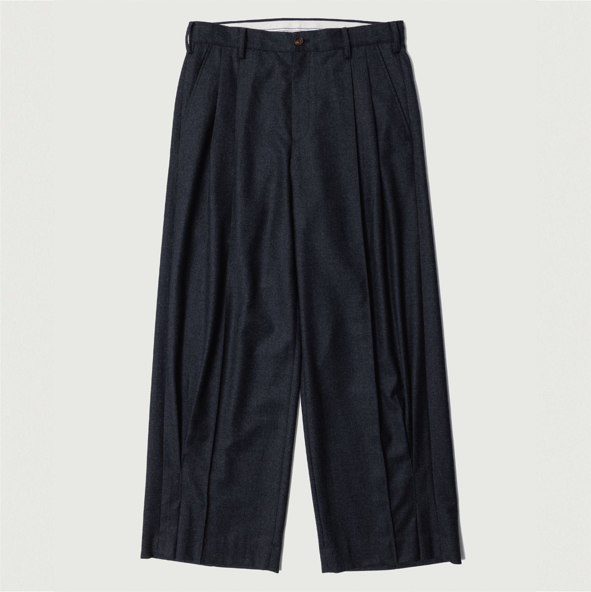 Tuck Pleats Pants Gray