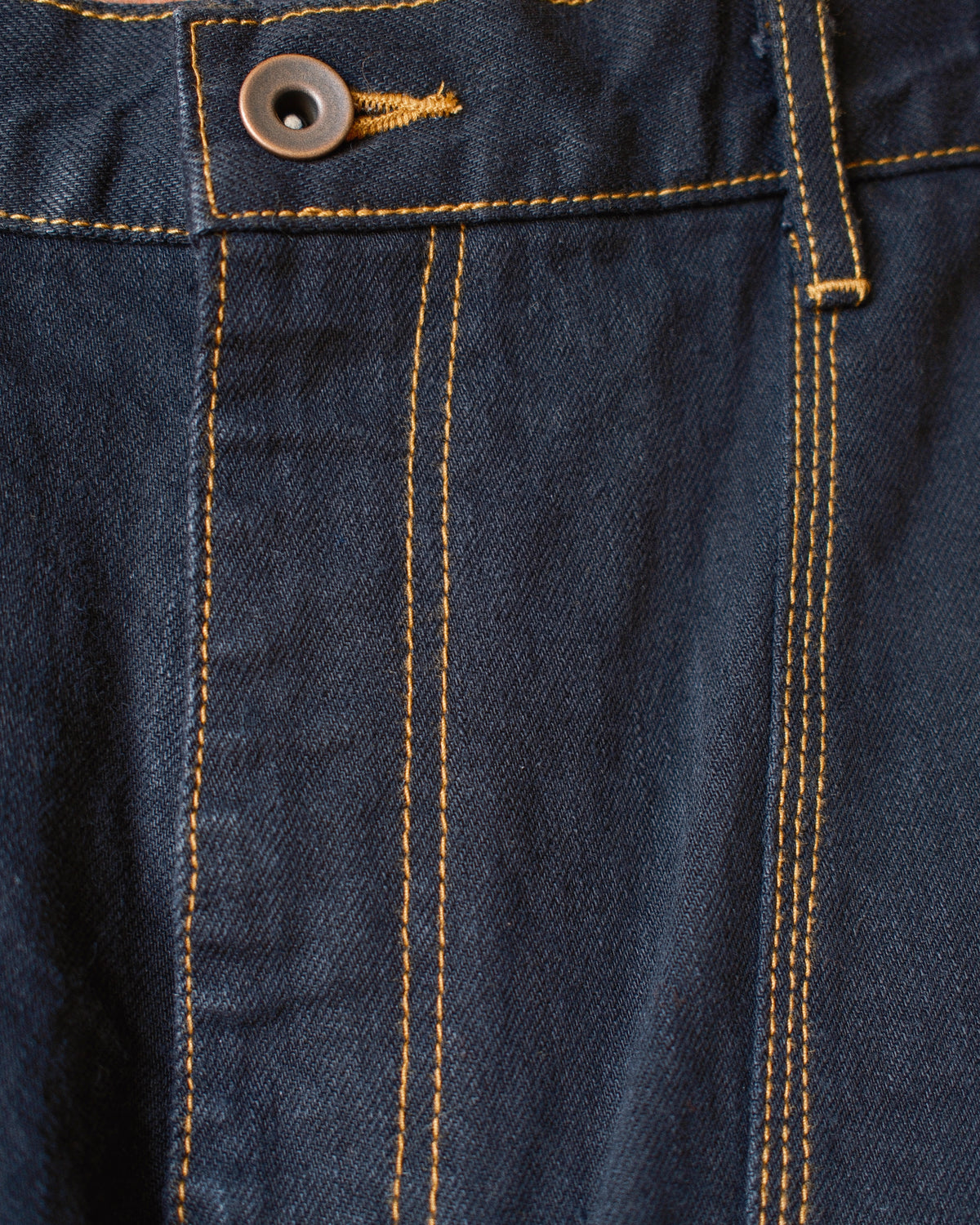 3D Cutting Denim Pants Black