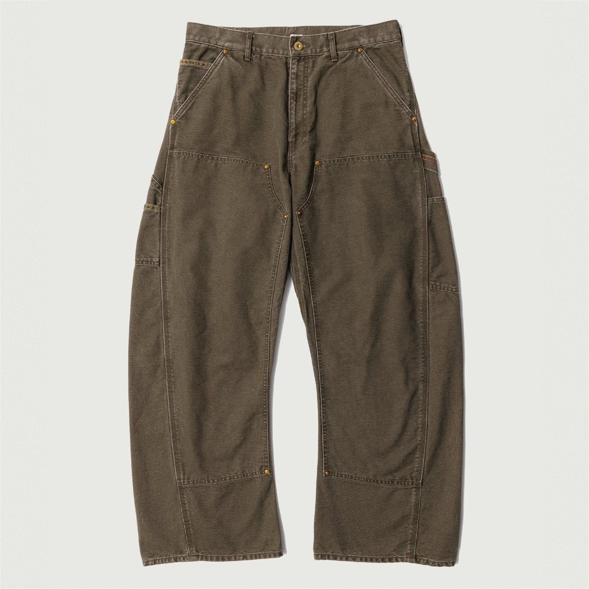 3D Cutting Painter Pants(P−10 Khaki)