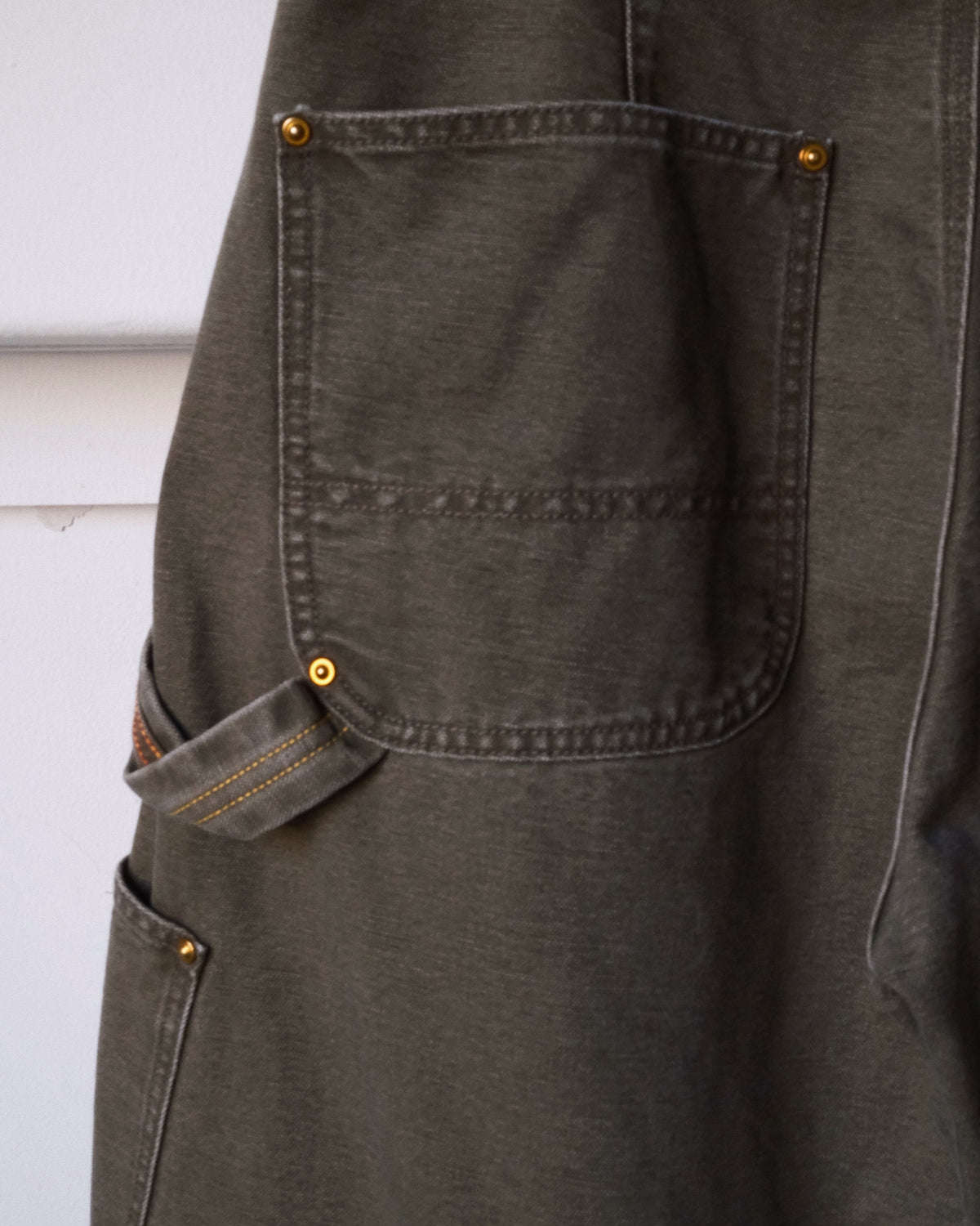 3D Cutting Painter Pants(P−10 Khaki)