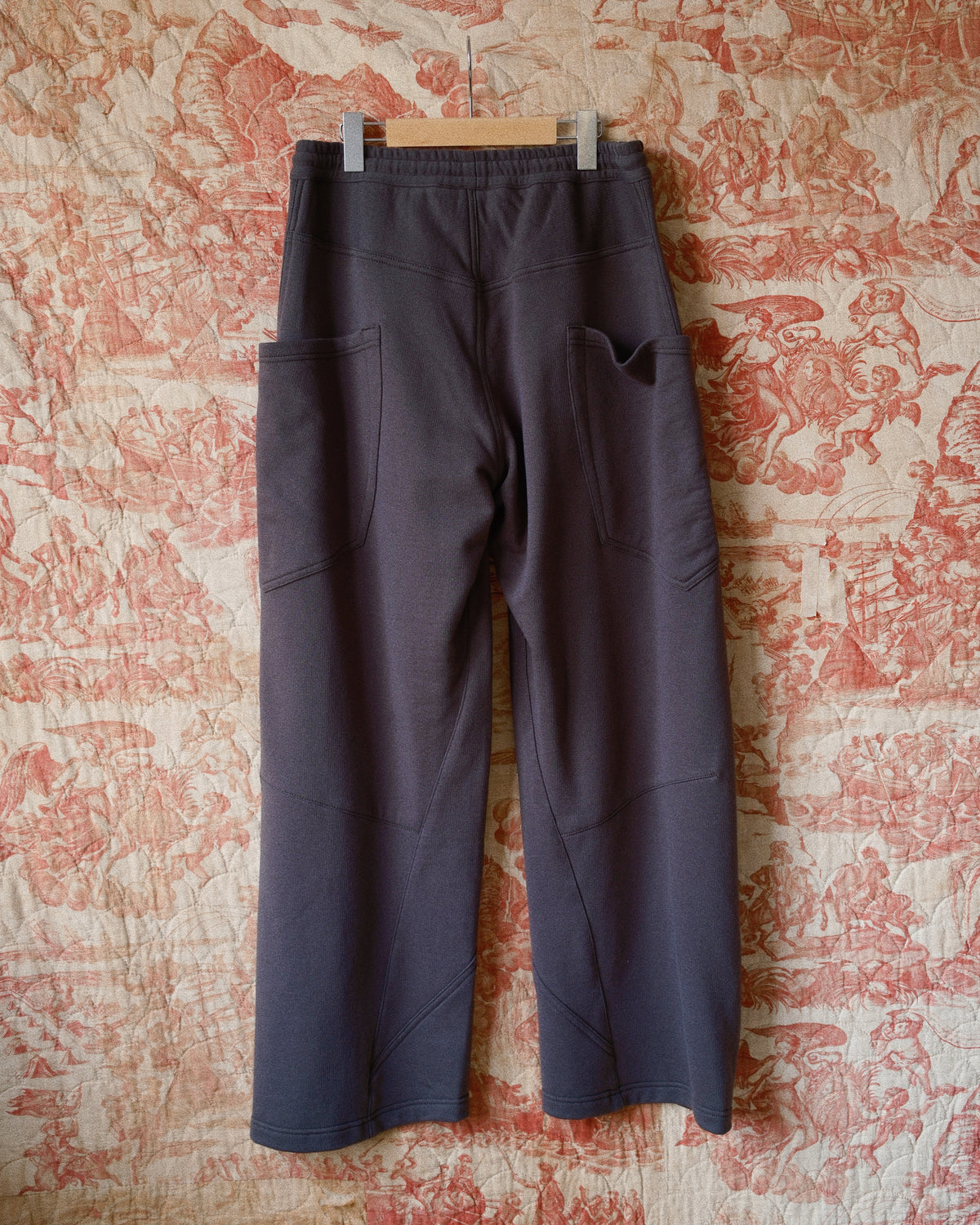 3D cutting sweat pants Charcoal