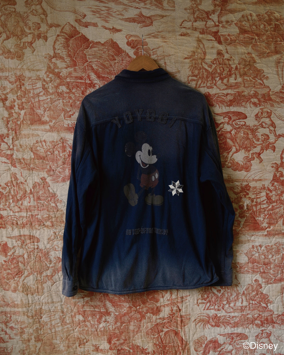 Faded work shirt Black