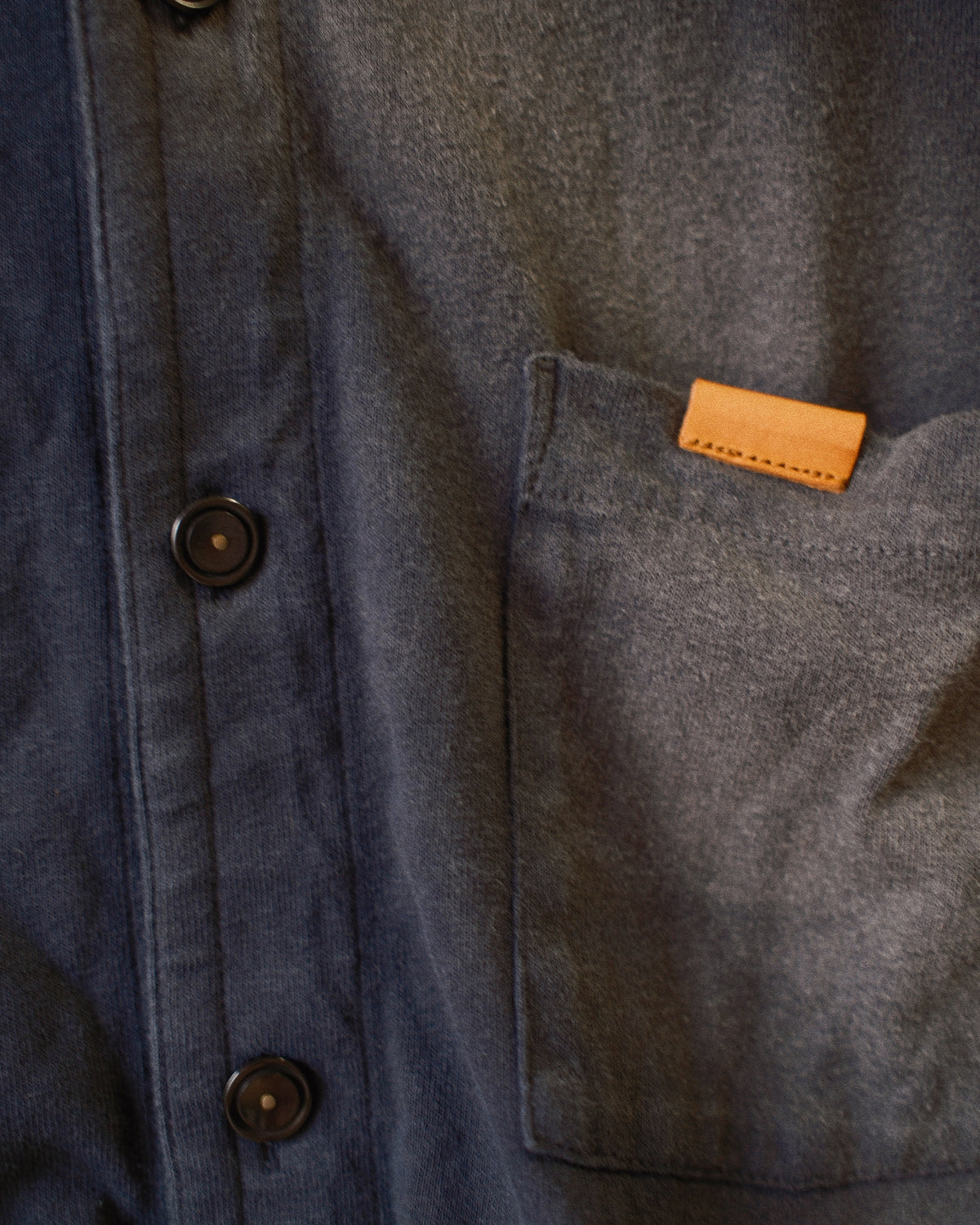 Faded work shirt Black