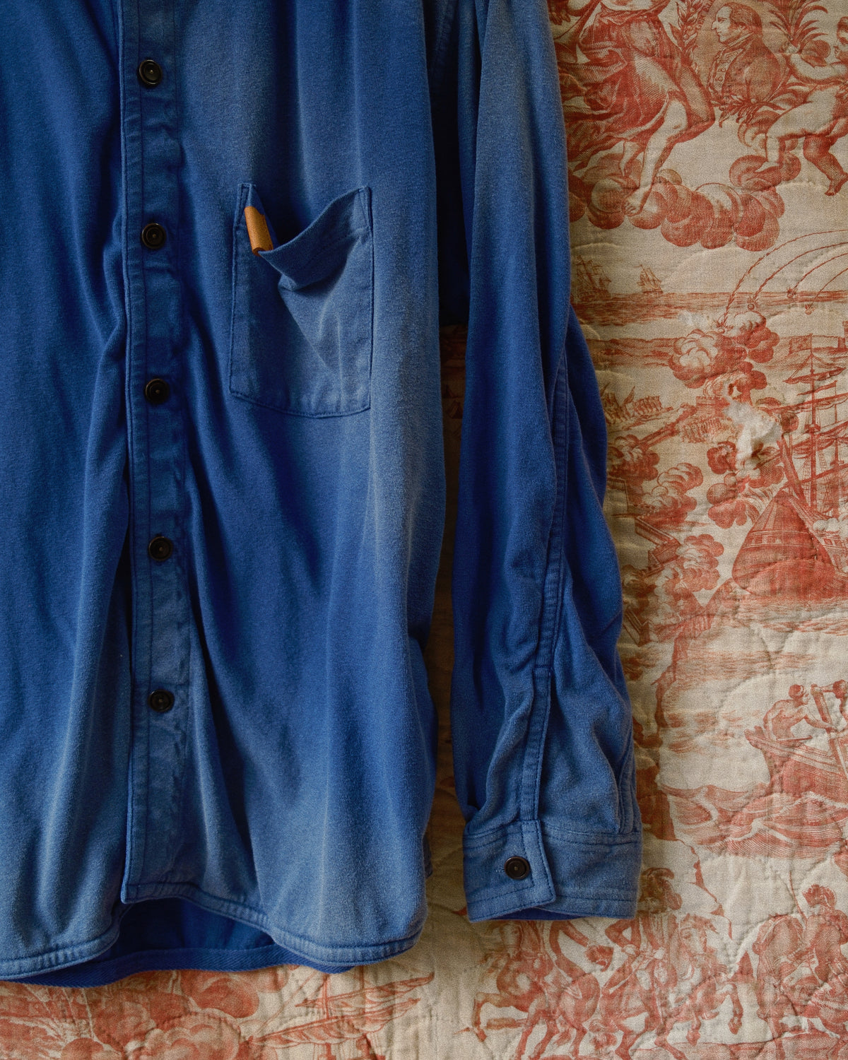 Faded work shirt Blue