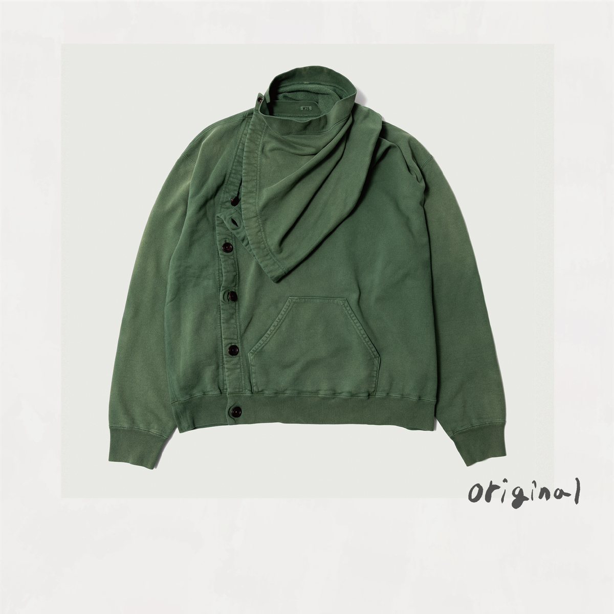 Asymmetric Sweatshirt Green