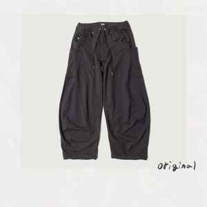 3D cutting sweat pants Charcoal