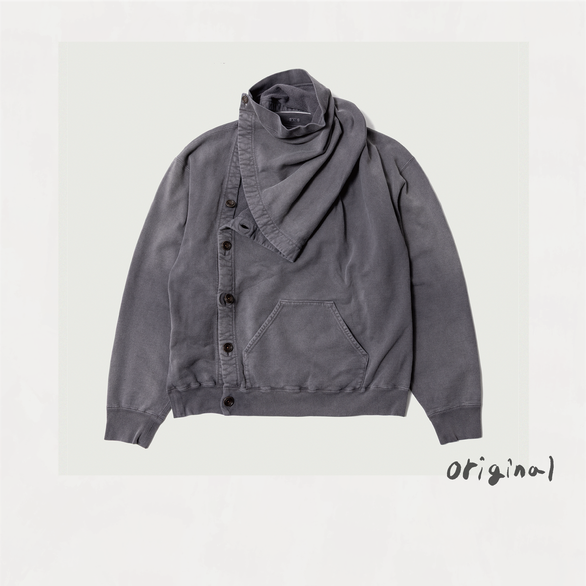 Asymmetric Sweatshirt Gray
